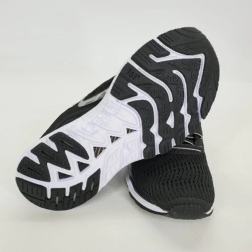 361 Degrees Shoes Womens Sensation 3 Running Black Y852-0903 Lace Up Mesh 5 New